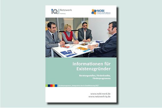 Cover der Broschüre "Informationen für Existenzgründer"